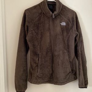 The Northface Women’s Furry Teddy Jacket Brown Medium